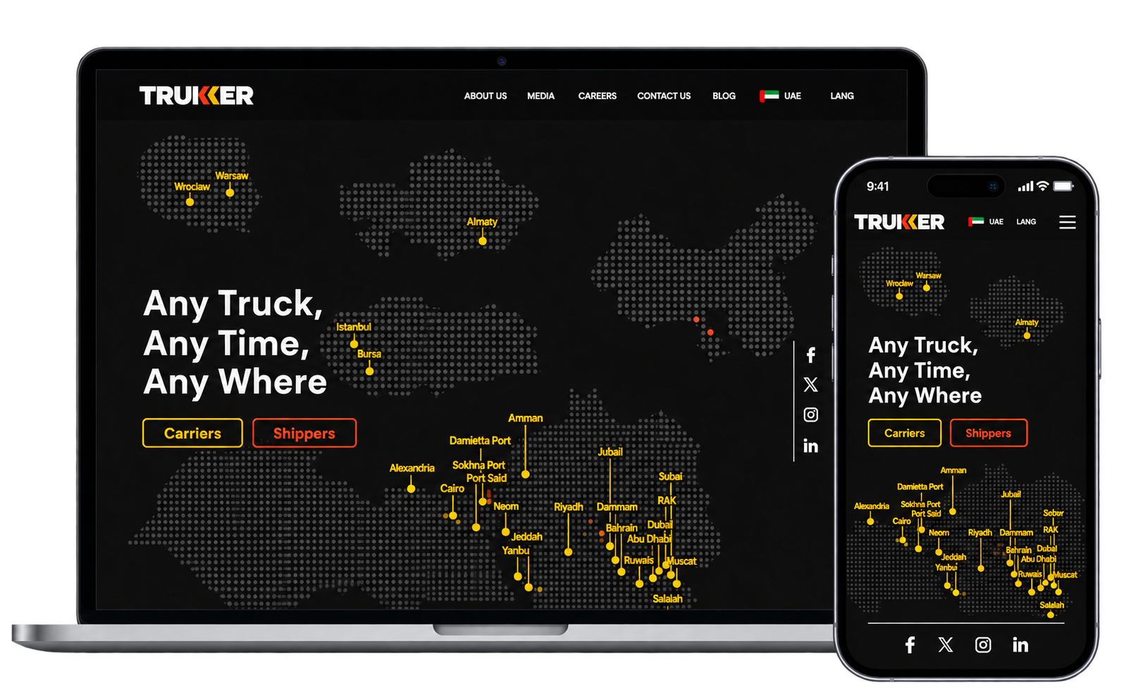 TruKKer website