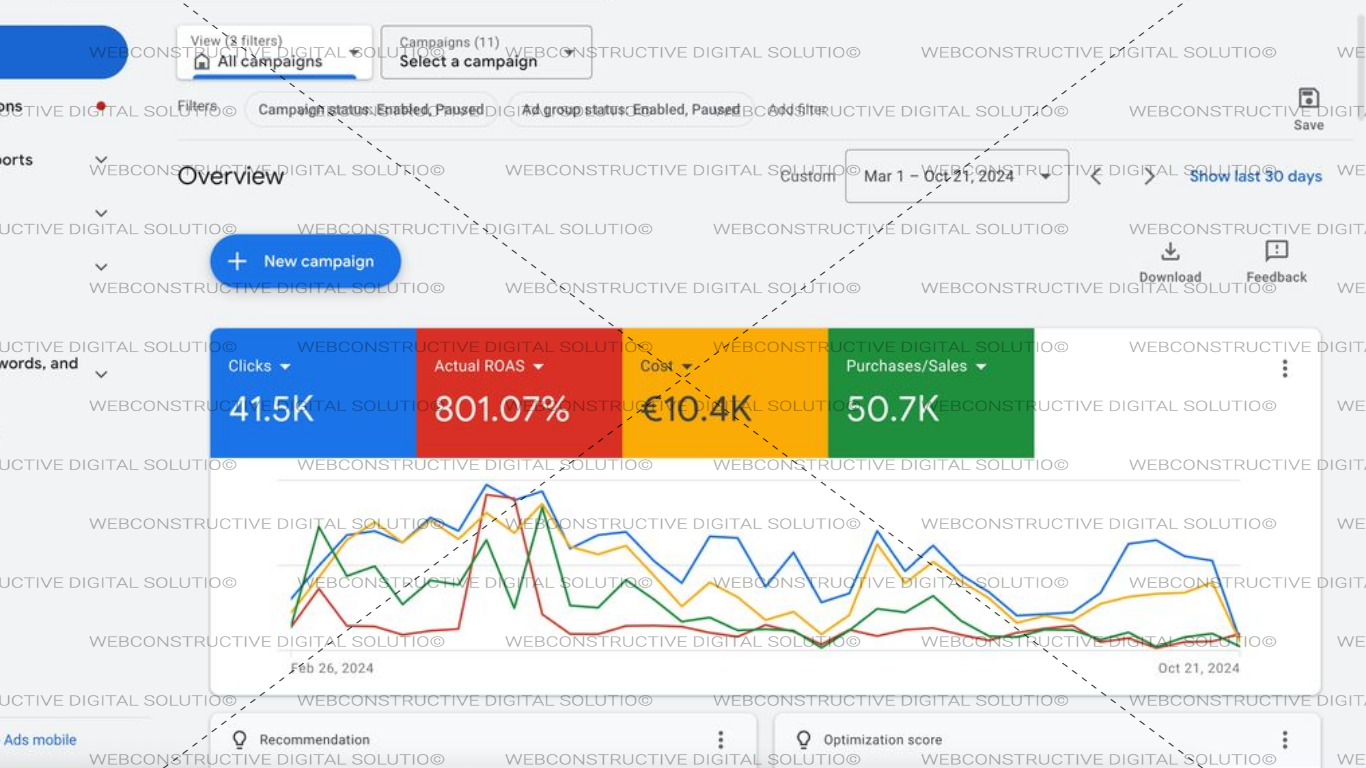 Google Ad UK Client Portfolio - Webconstructive